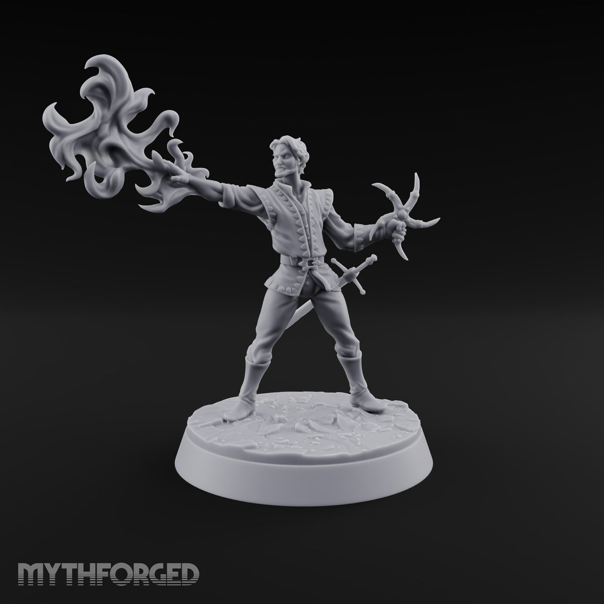 The Spell Outgrew His Hand Human Fire Sorcerer