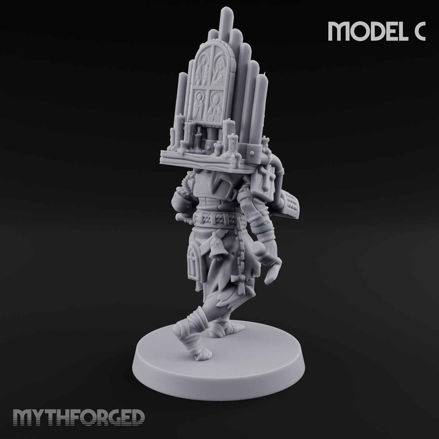 Cone Hatted Robed Human Pilgrim C gallery 10