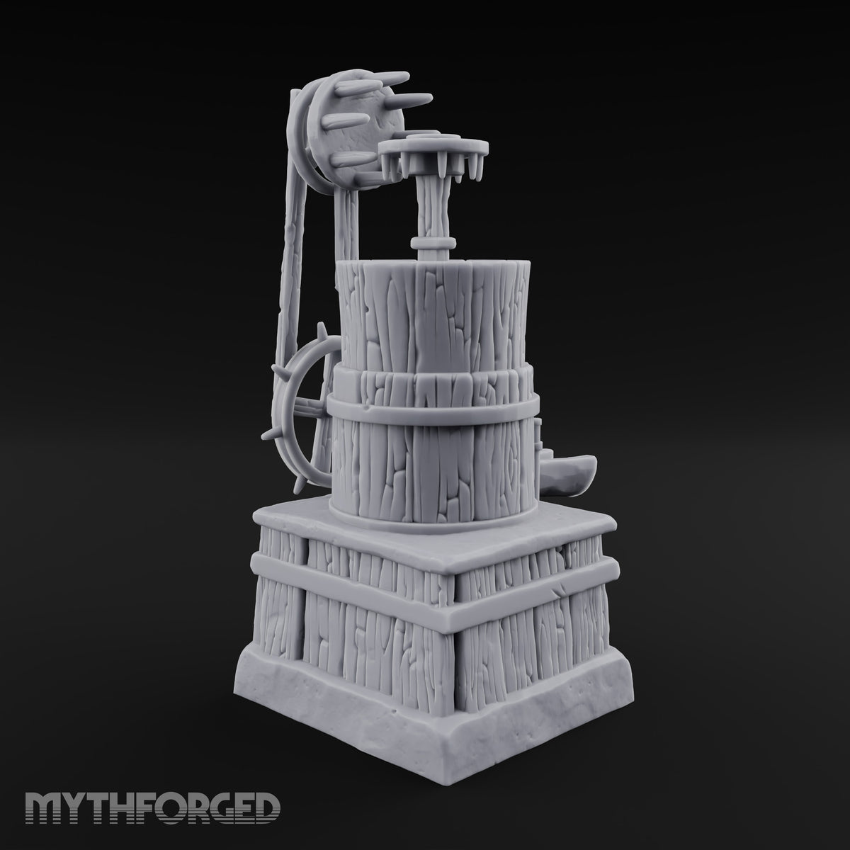 Pulleys, Planks and Plans Wooden Construction Site Terrain A