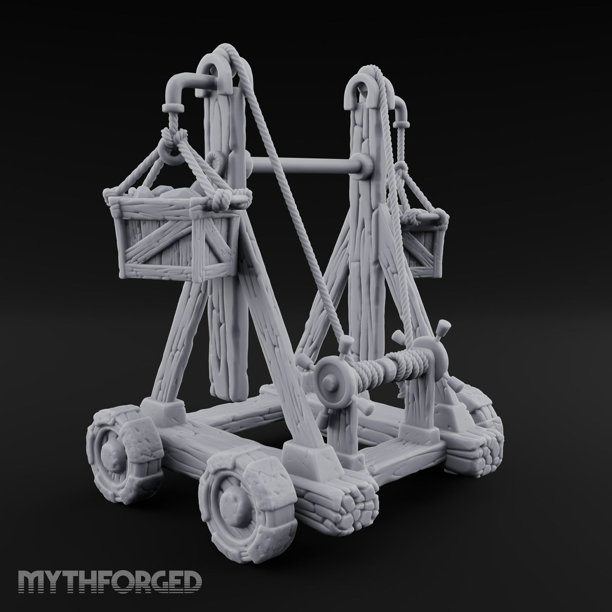 Pulleys, Planks and Plans Wooden Construction Site Terrain Set — B