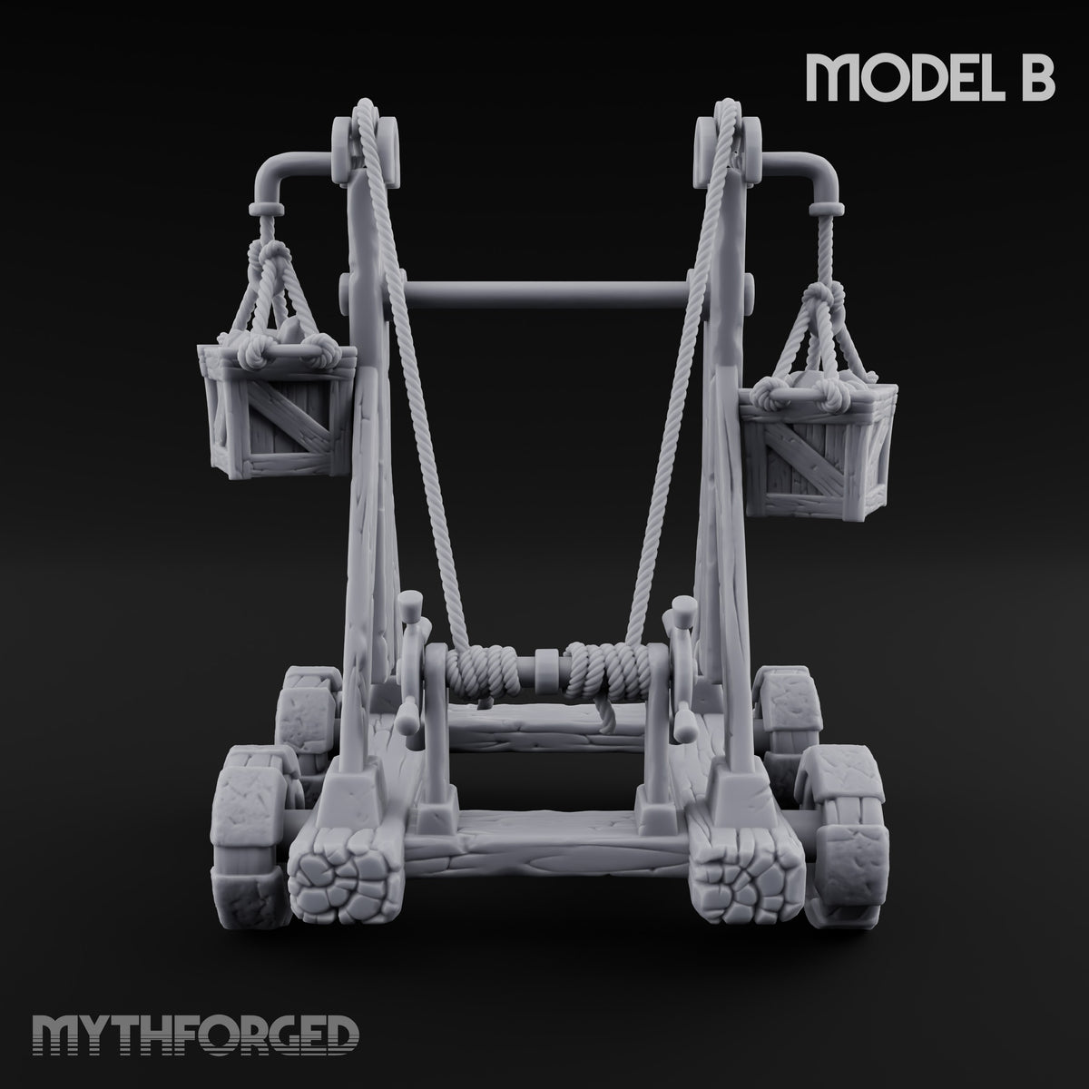 Pulleys, Planks and Plans Wooden Construction Site Terrain Set — B