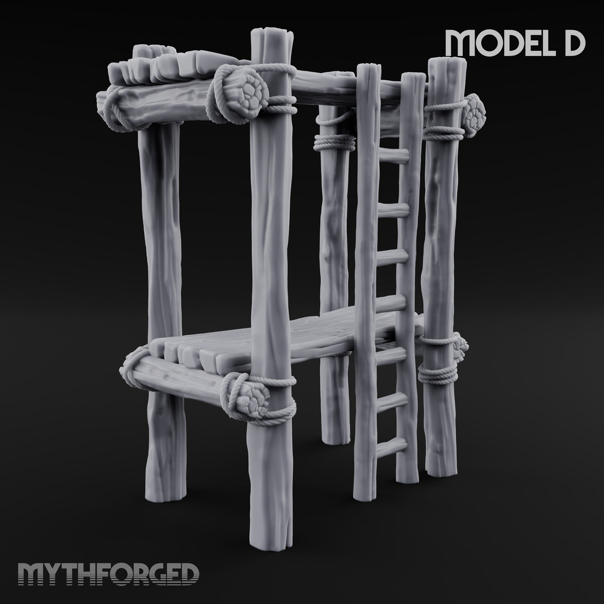 Pulleys, Planks and Plans Wooden Construction Site Terrain Set — D