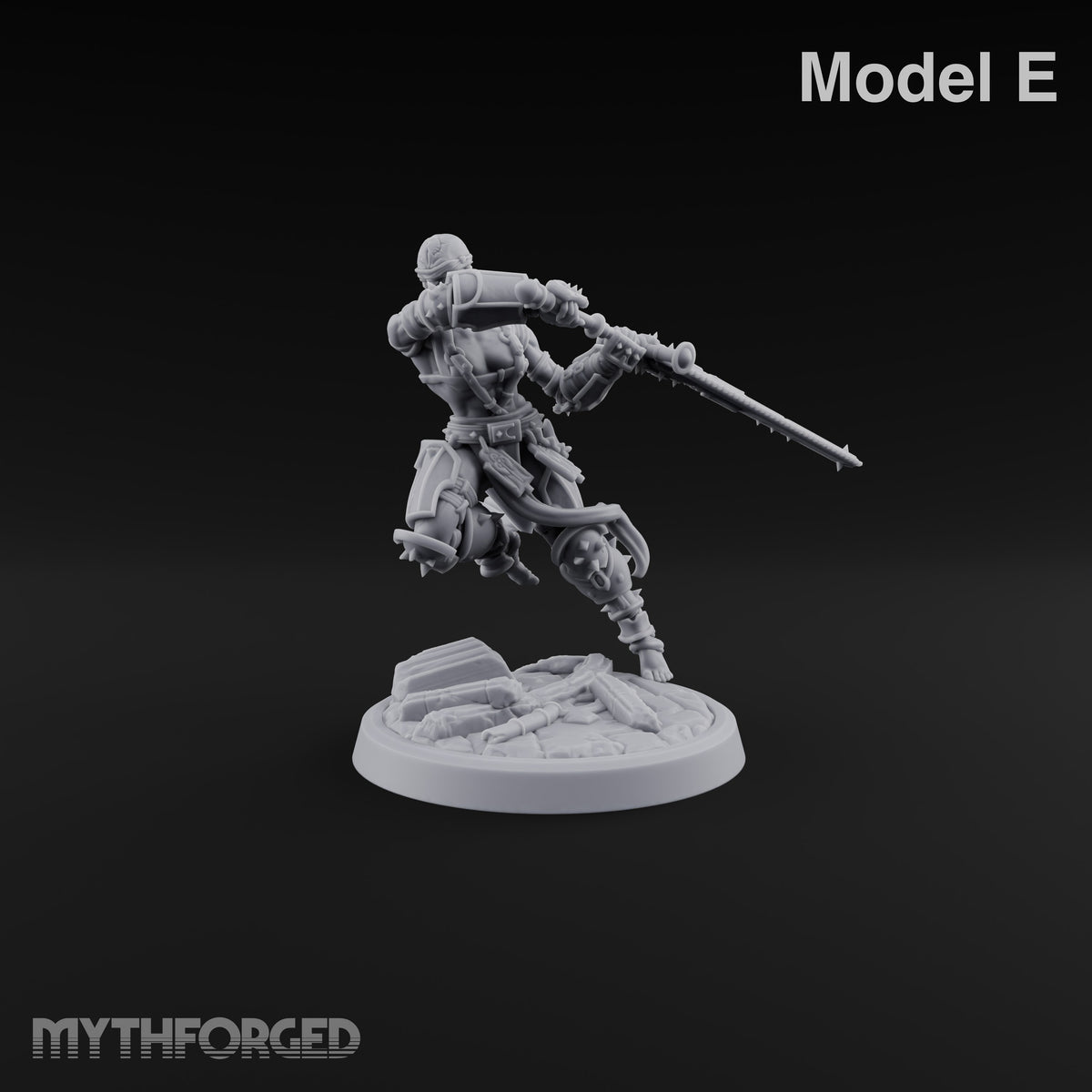 Penitents with Barbed Intent Human Spiked Warrior E