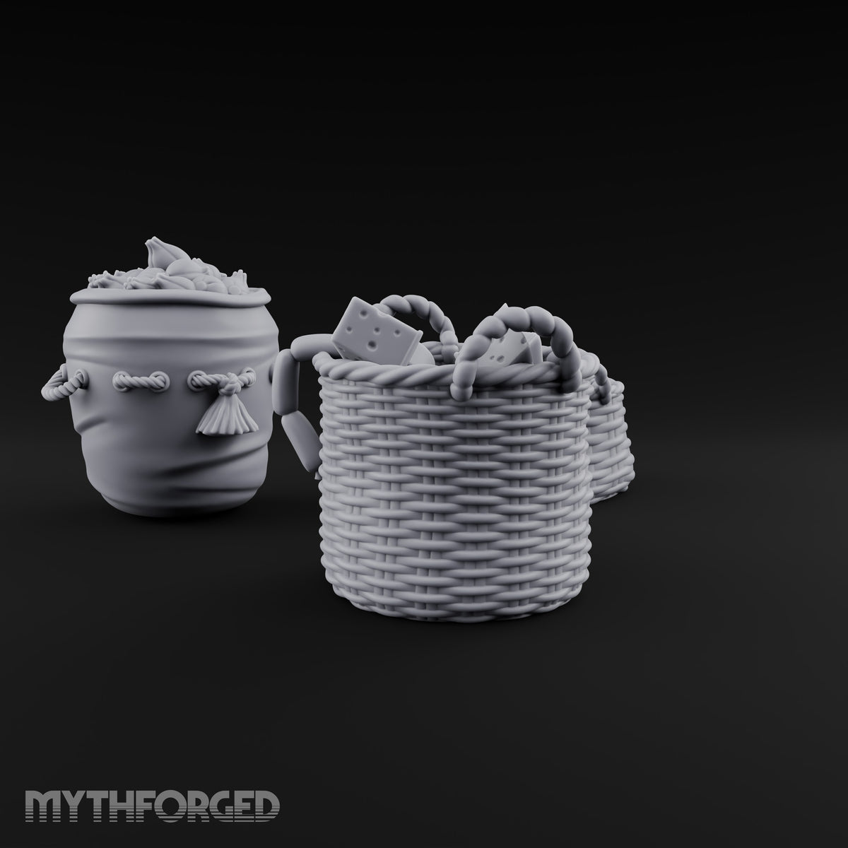 Larder Run, Three Ways Food Basket and Sack Set