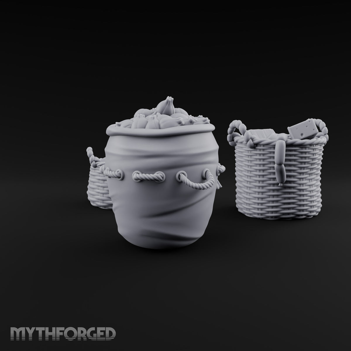 Larder Run, Three Ways Food Basket and Sack Set
