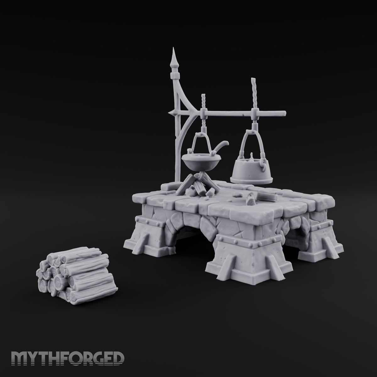 Two Pots, No Patience Stone Cooking Hearth
