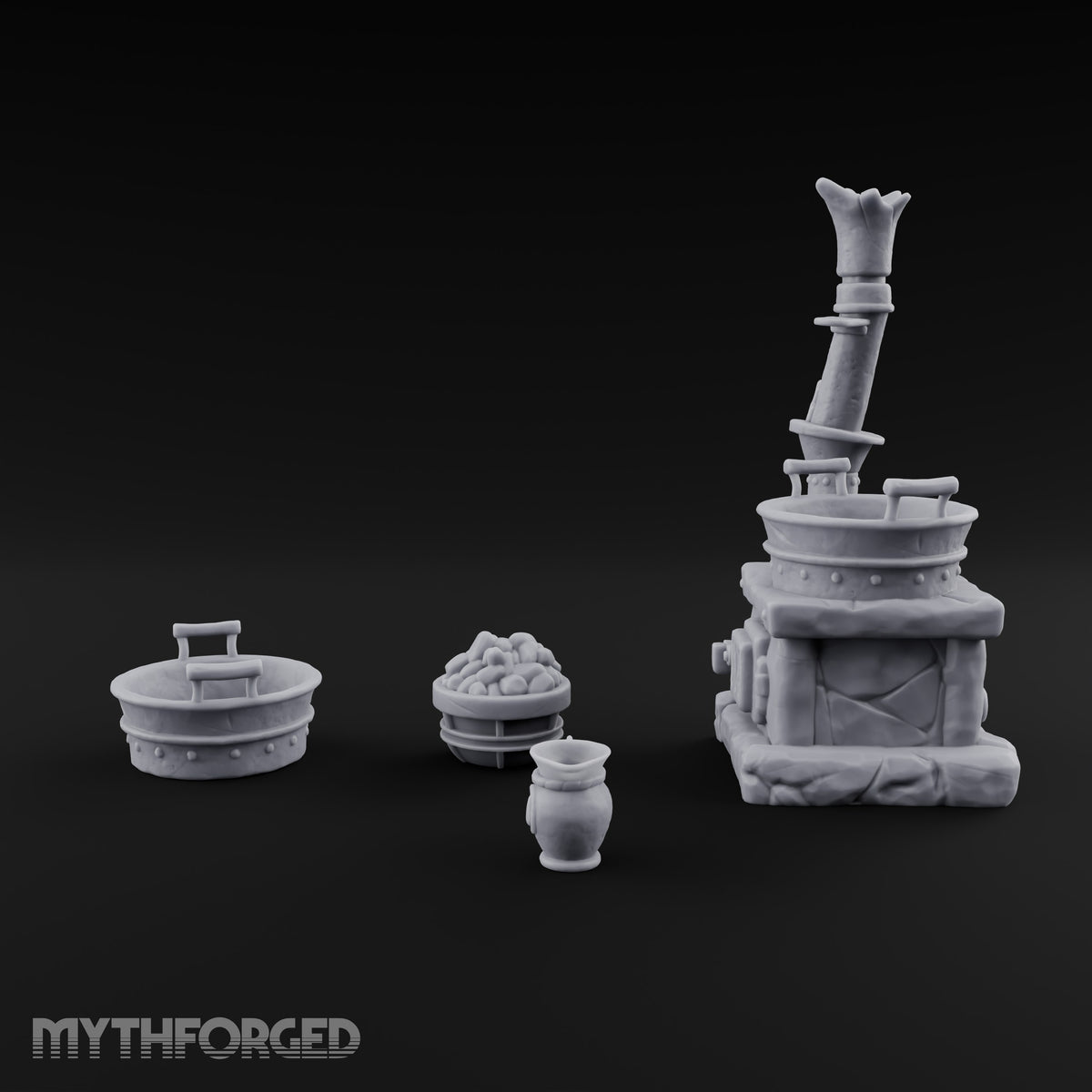 Stoke the Tub Tonight Stone Cooking Stove with Chimney