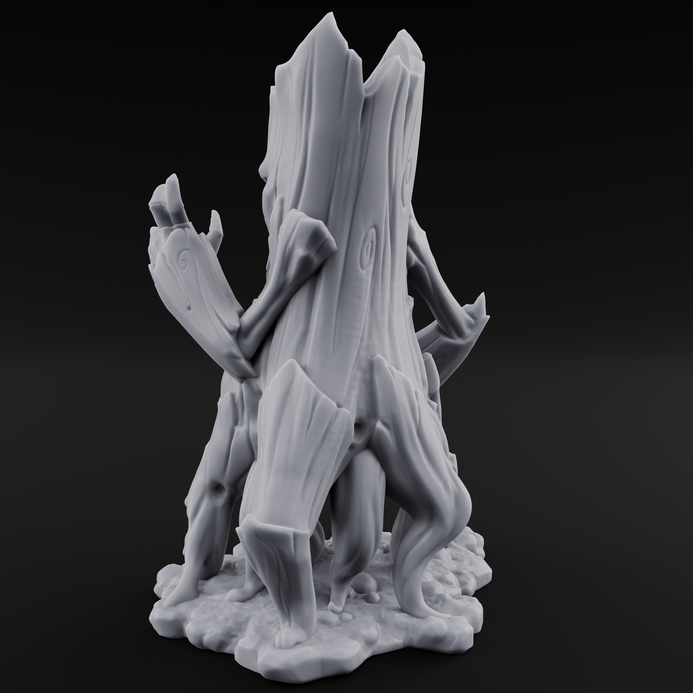 Rotting From Within Treant Corrupted Miniature for Dungeons and Dragons, Pathfinder or other TTRPGs