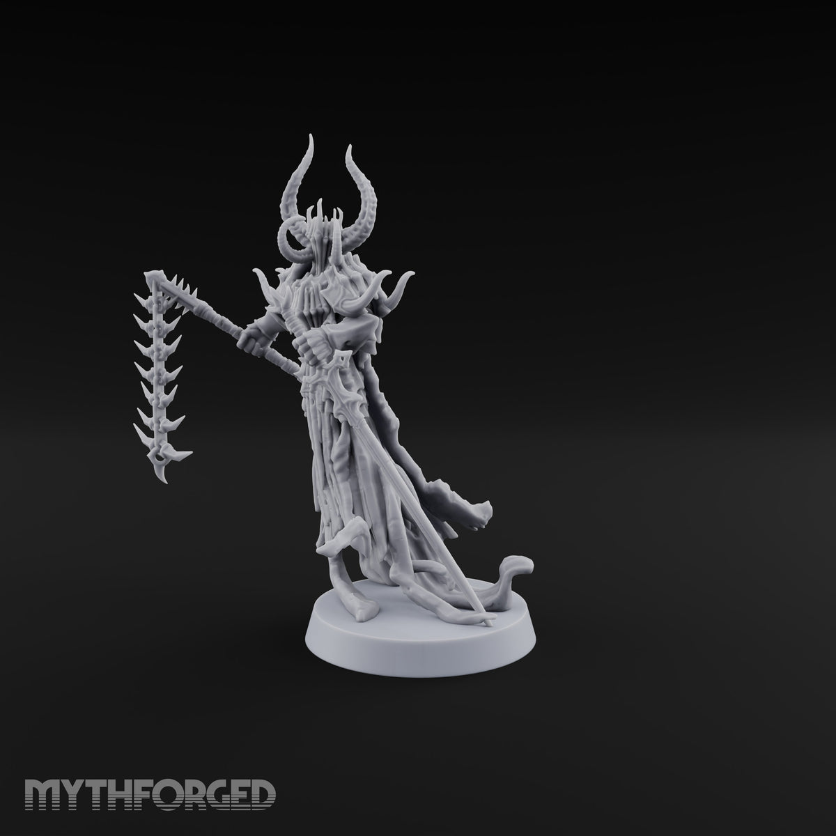 Drags a Spine, Trails a Hem Bone Devil Warrior — A