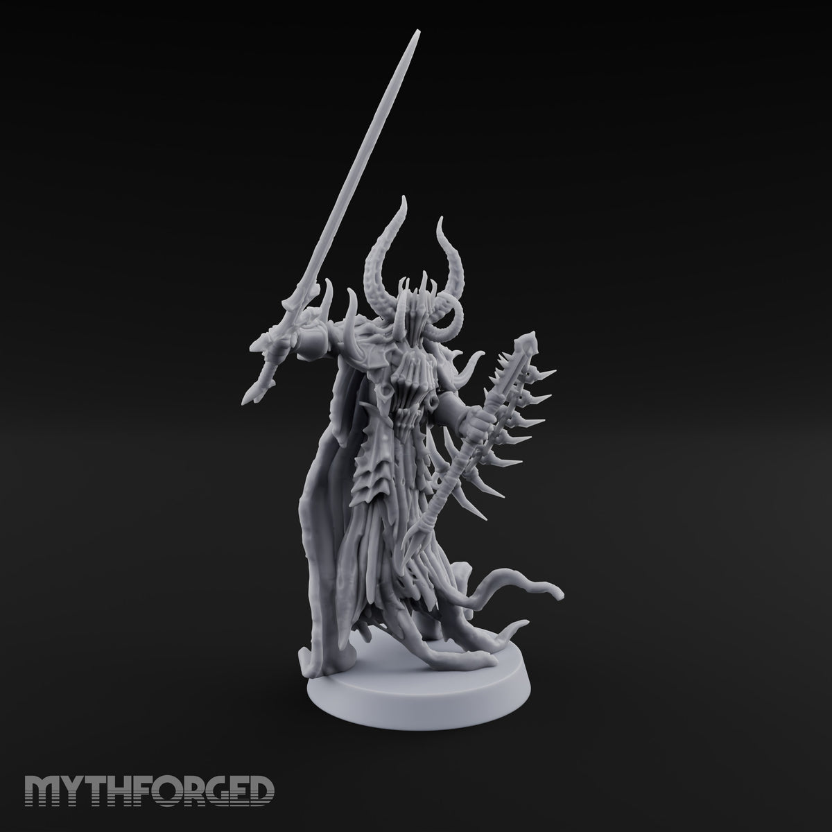 Drags a Spine, Trails a Hem Bone Devil Warrior — C