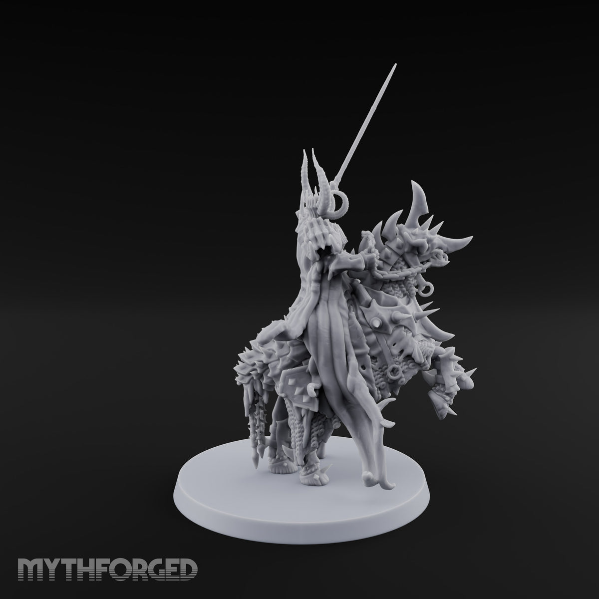 Blade Up, Horns Forward Death Knight Rider