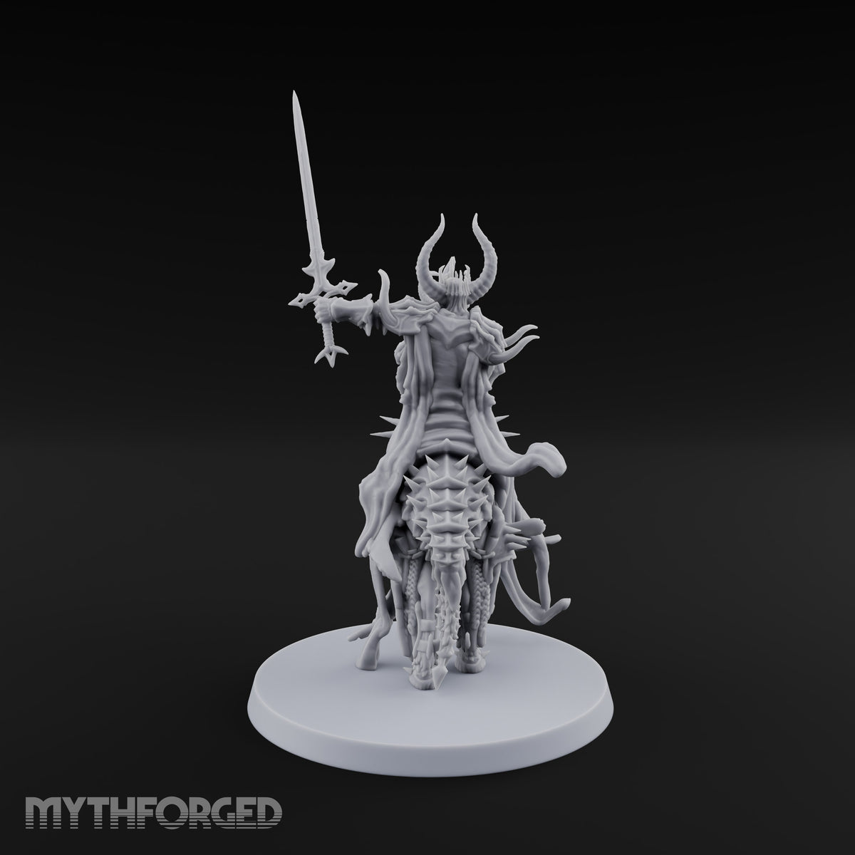 Blade Up, Horns Forward Death Knight Rider