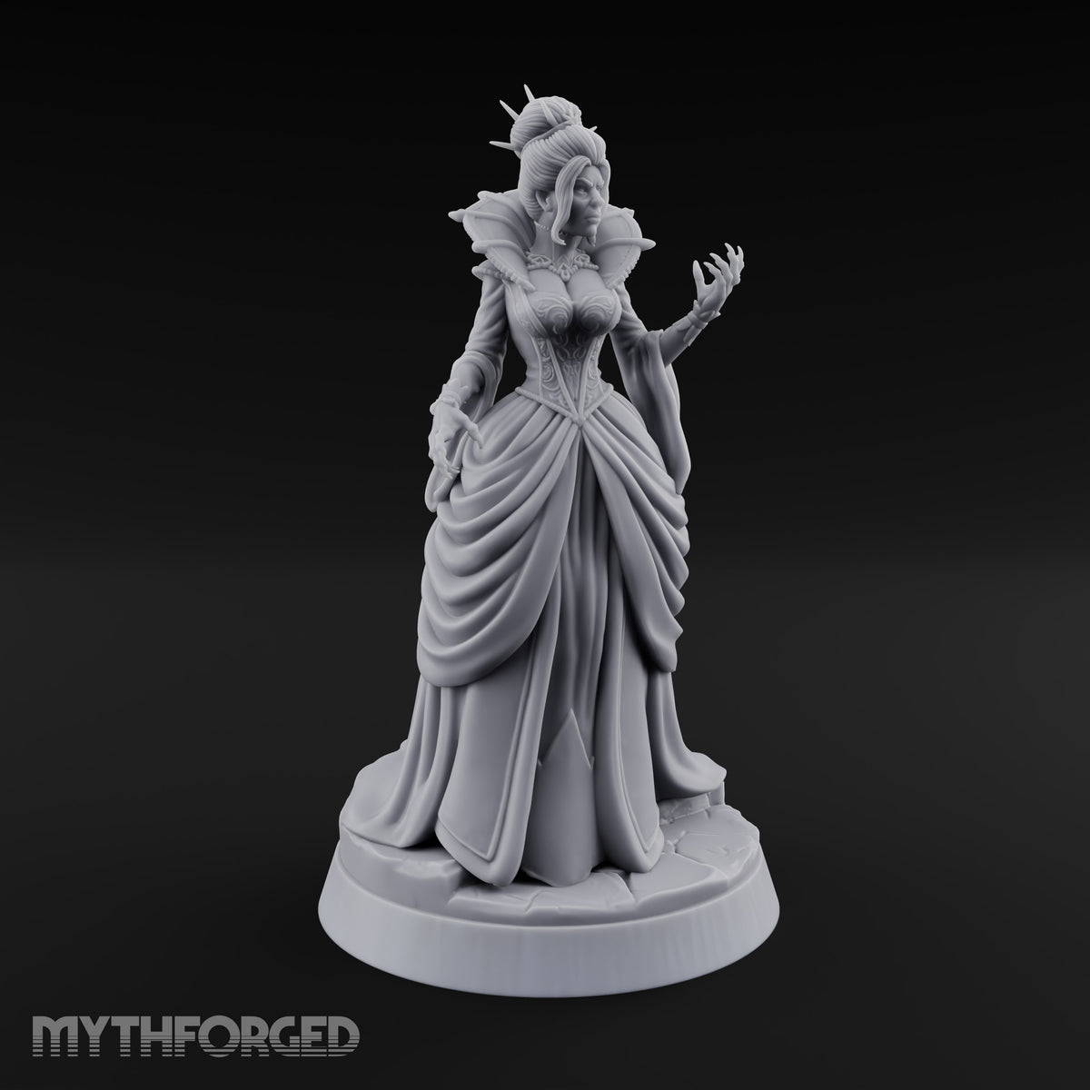 Withering Glare Vampire Countess Miniature for Dungeons and Dragons, Pathfinder or other TTRPGs