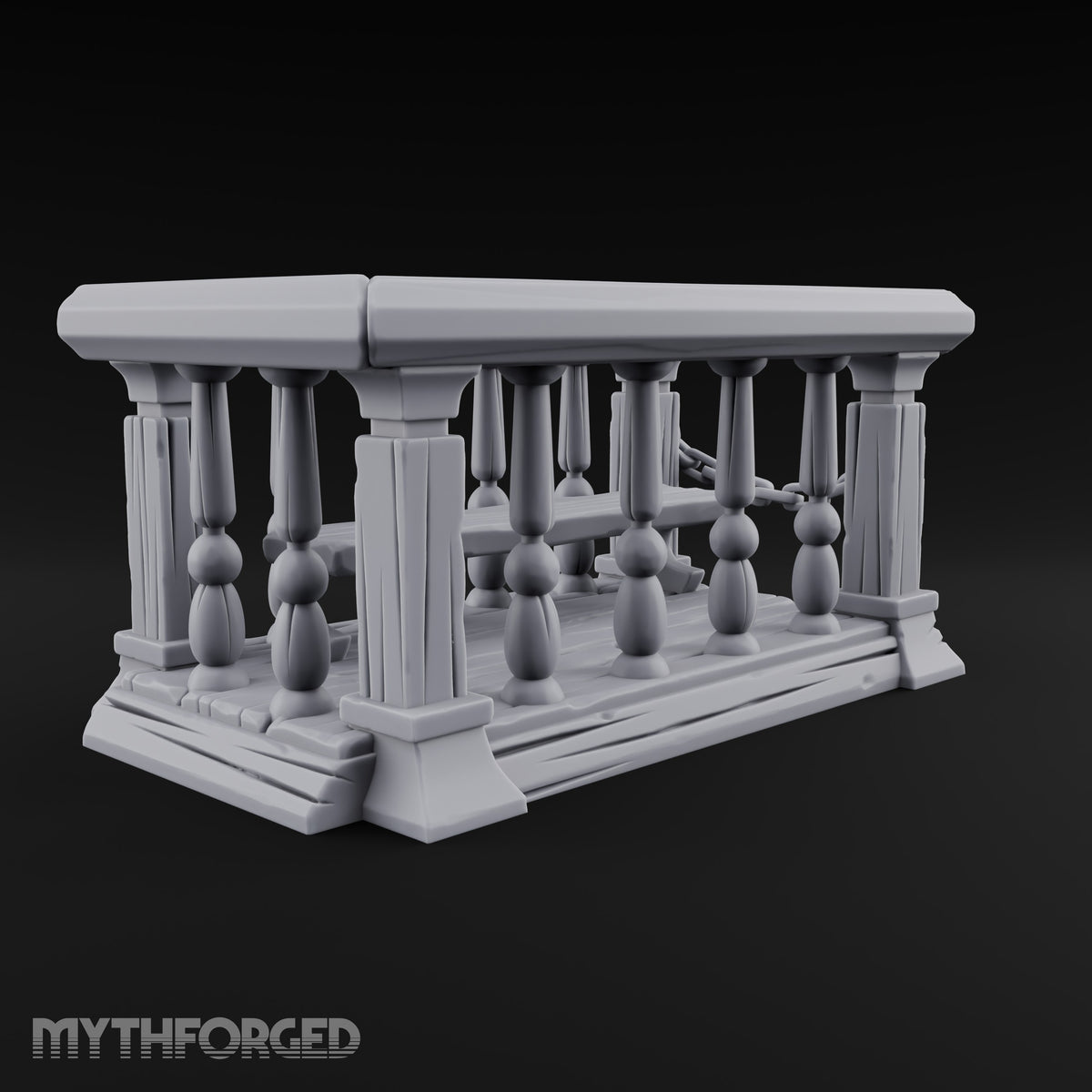 Objection Sustained, Furniture Assembled Wooden Courtroom Furniture Set — A