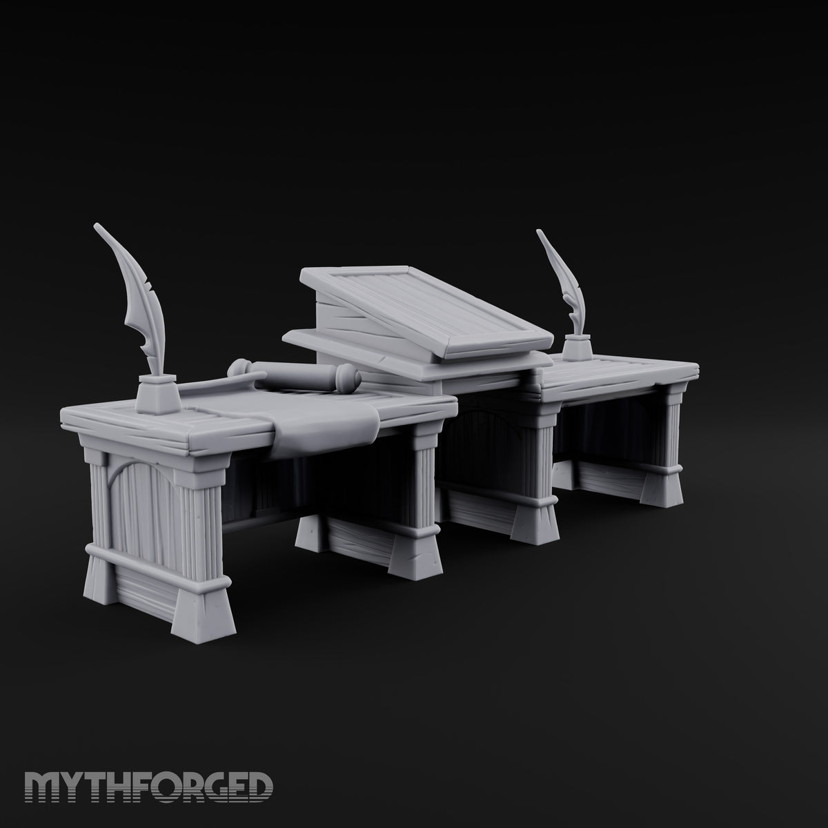 Objection Sustained, Furniture Assembled Wooden Courtroom Furniture Set — E