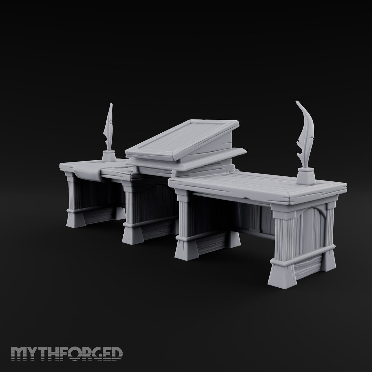 Objection Sustained, Furniture Assembled Wooden Courtroom Furniture E