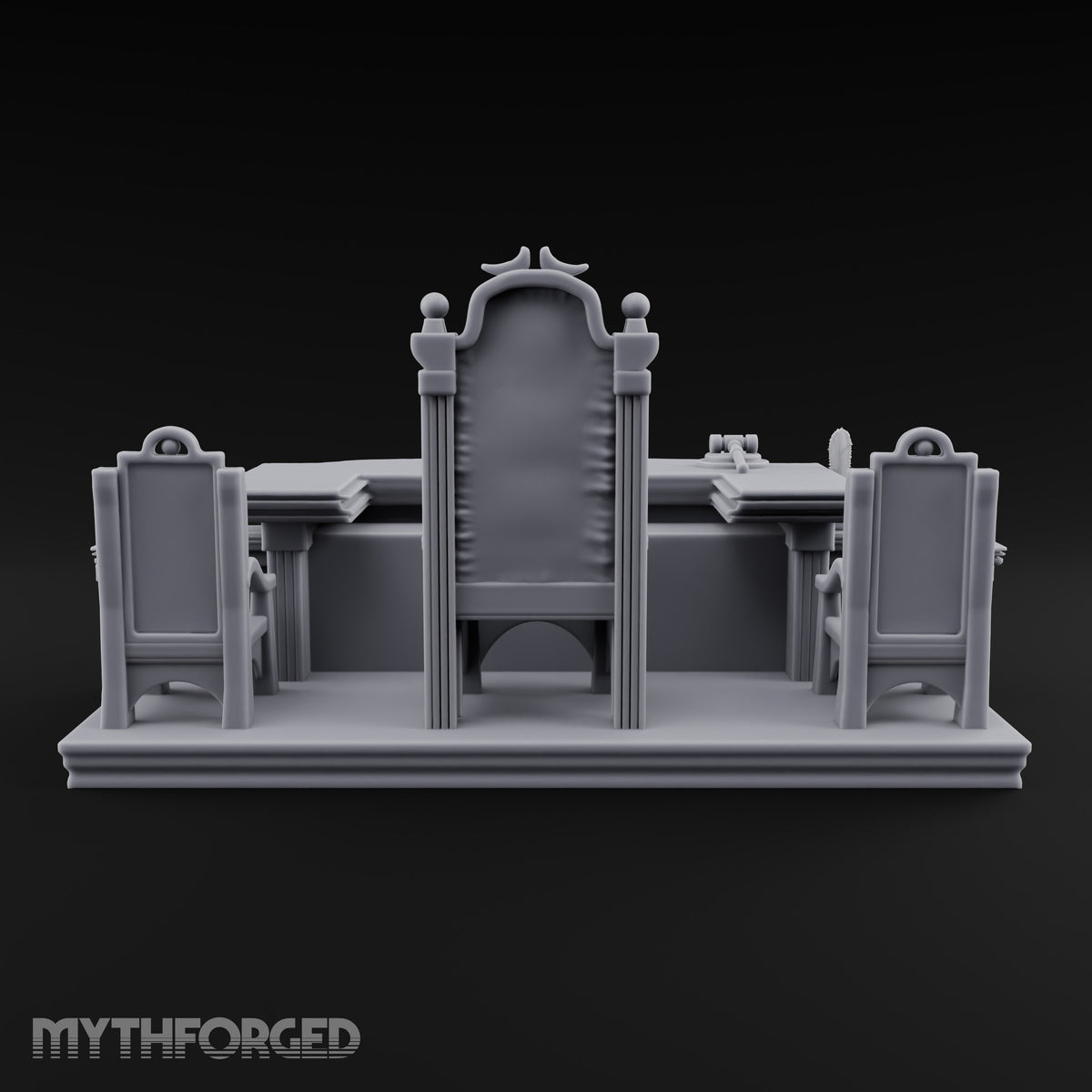 Objection Sustained, Furniture Assembled Wooden Courtroom Furniture F