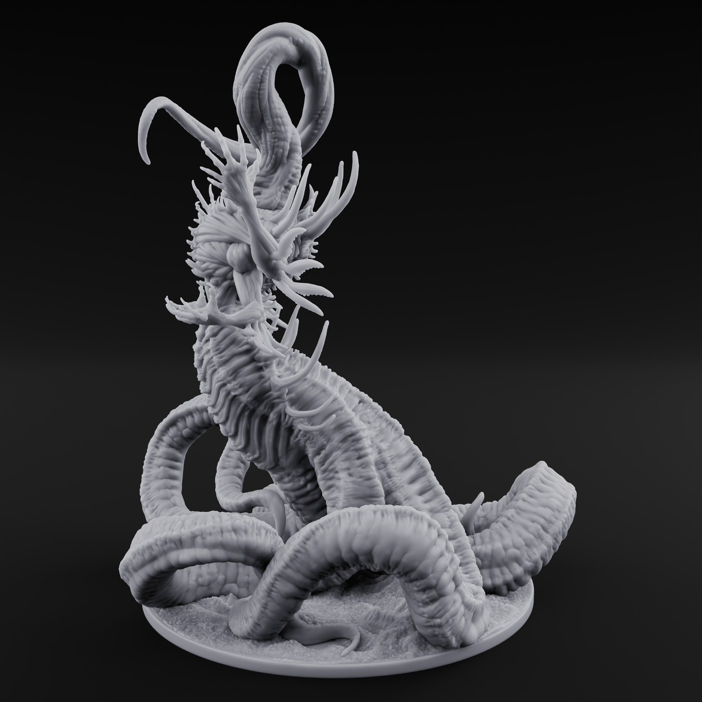 Tendrils Unfurling Crawling Chaos Nyarlathotep Miniature for Dungeons and Dragons, Pathfinder or other TTRPGs