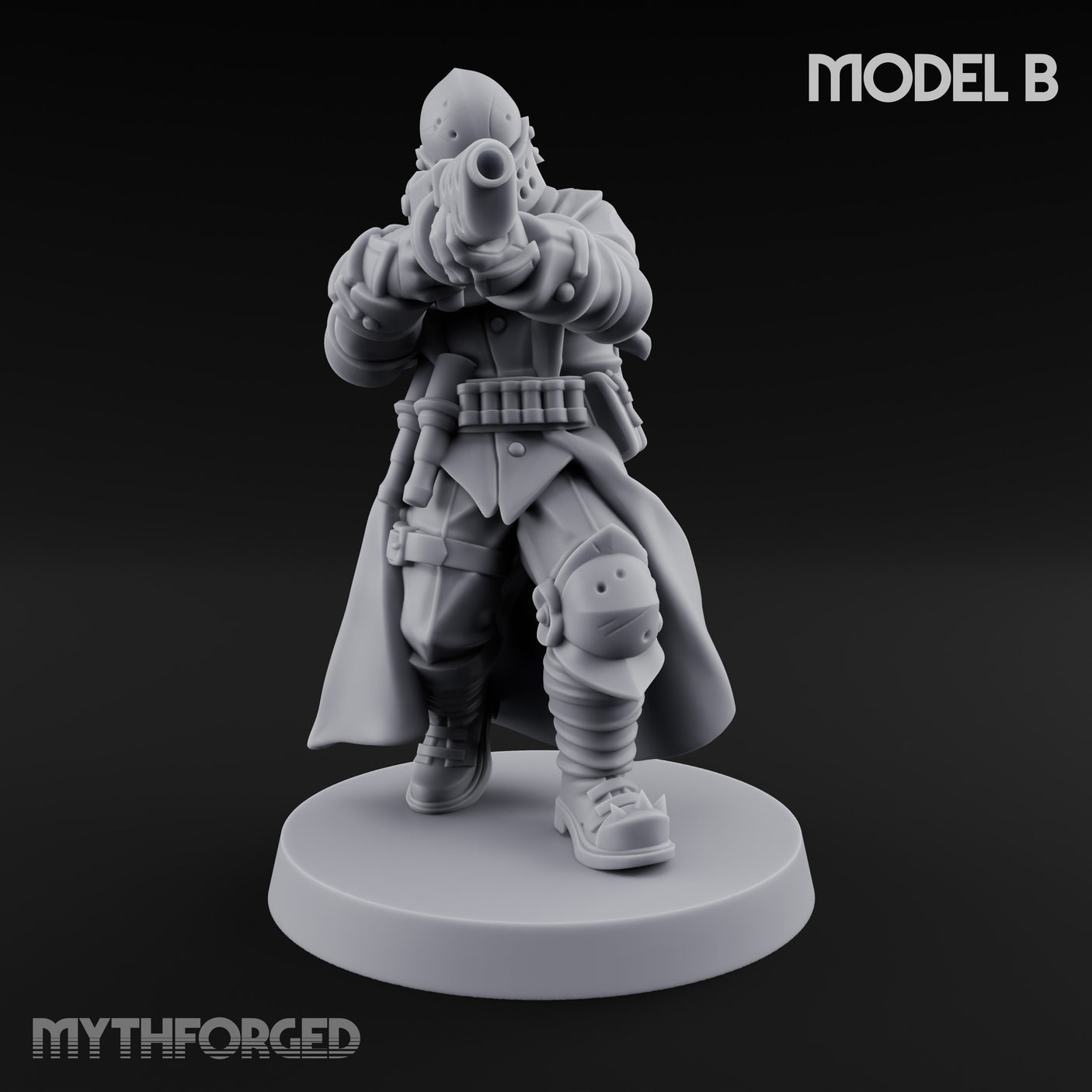 Cross Emblazoned Gun Bearing Ashen Trooper B gallery 1