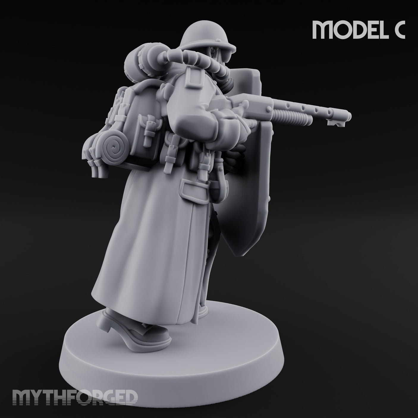 Cross Emblazoned Gun Bearing Ashen Trooper C gallery 4
