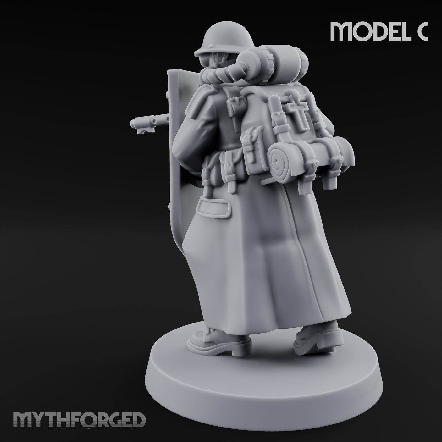 Cross Emblazoned Gun Bearing Ashen Trooper C gallery 6