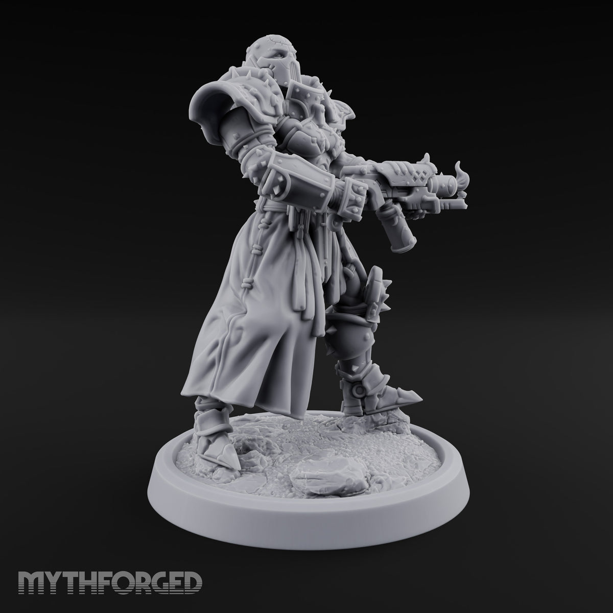 Faith Loaded, Rosary Wound Human Armoured Warrior C — FX
