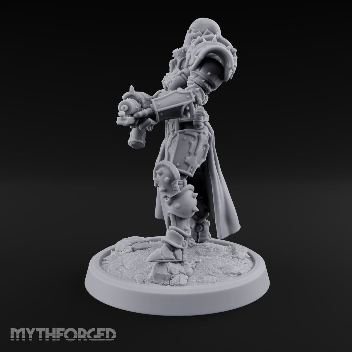 Faith Loaded, Rosary Wound Human Armoured Warrior C — No FX