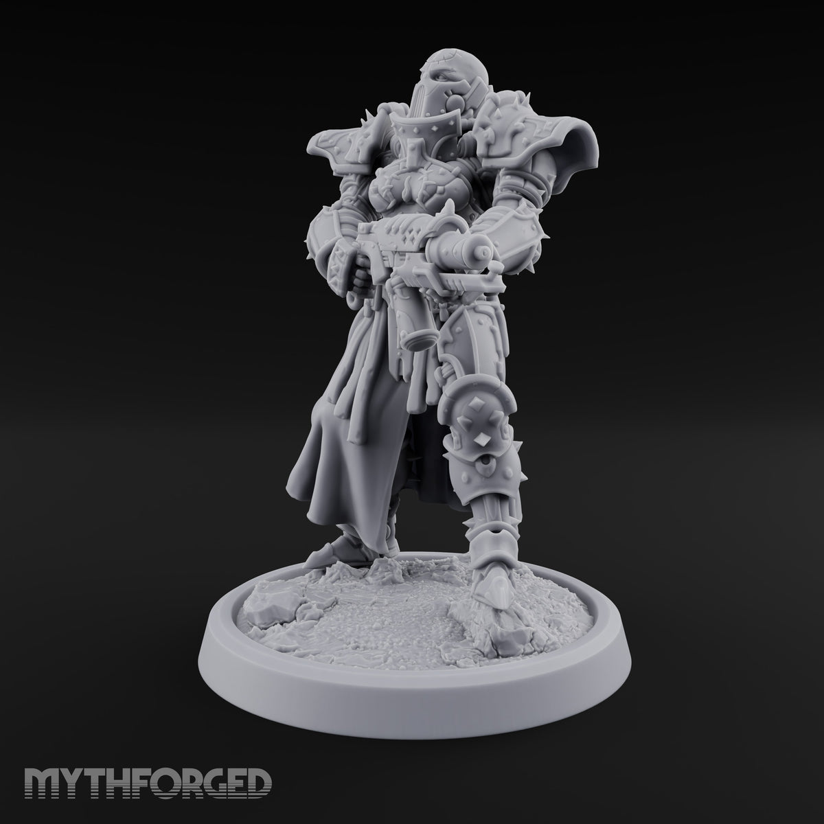 Faith Loaded, Rosary Wound Human Armoured Warrior C — No FX