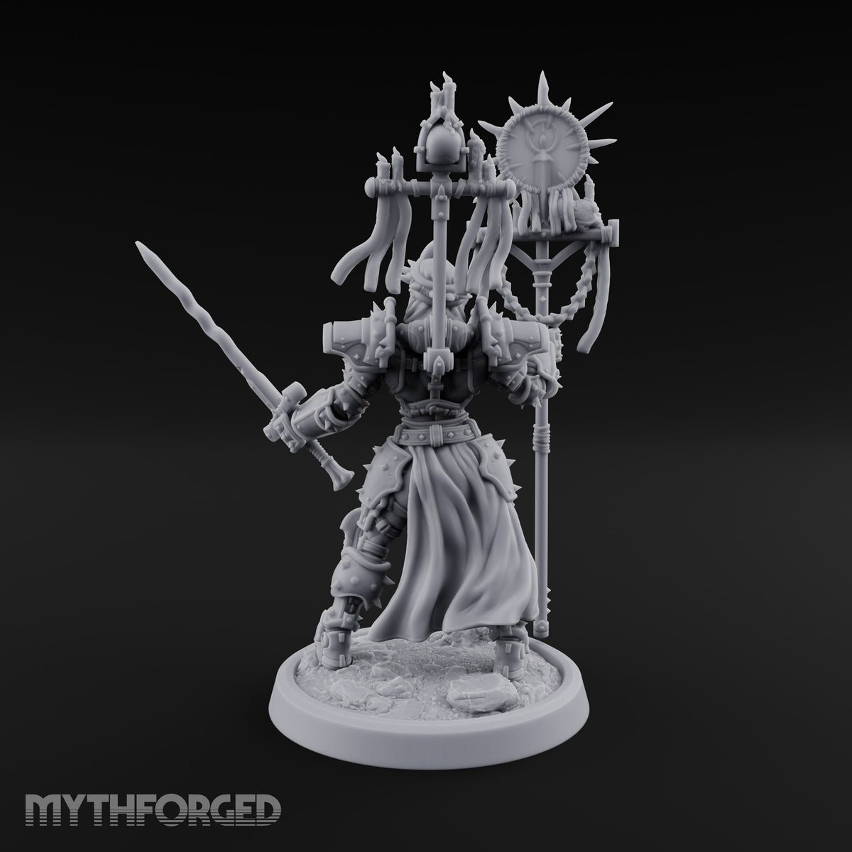 Faith Loaded, Rosary Wound Human Armoured Warrior E