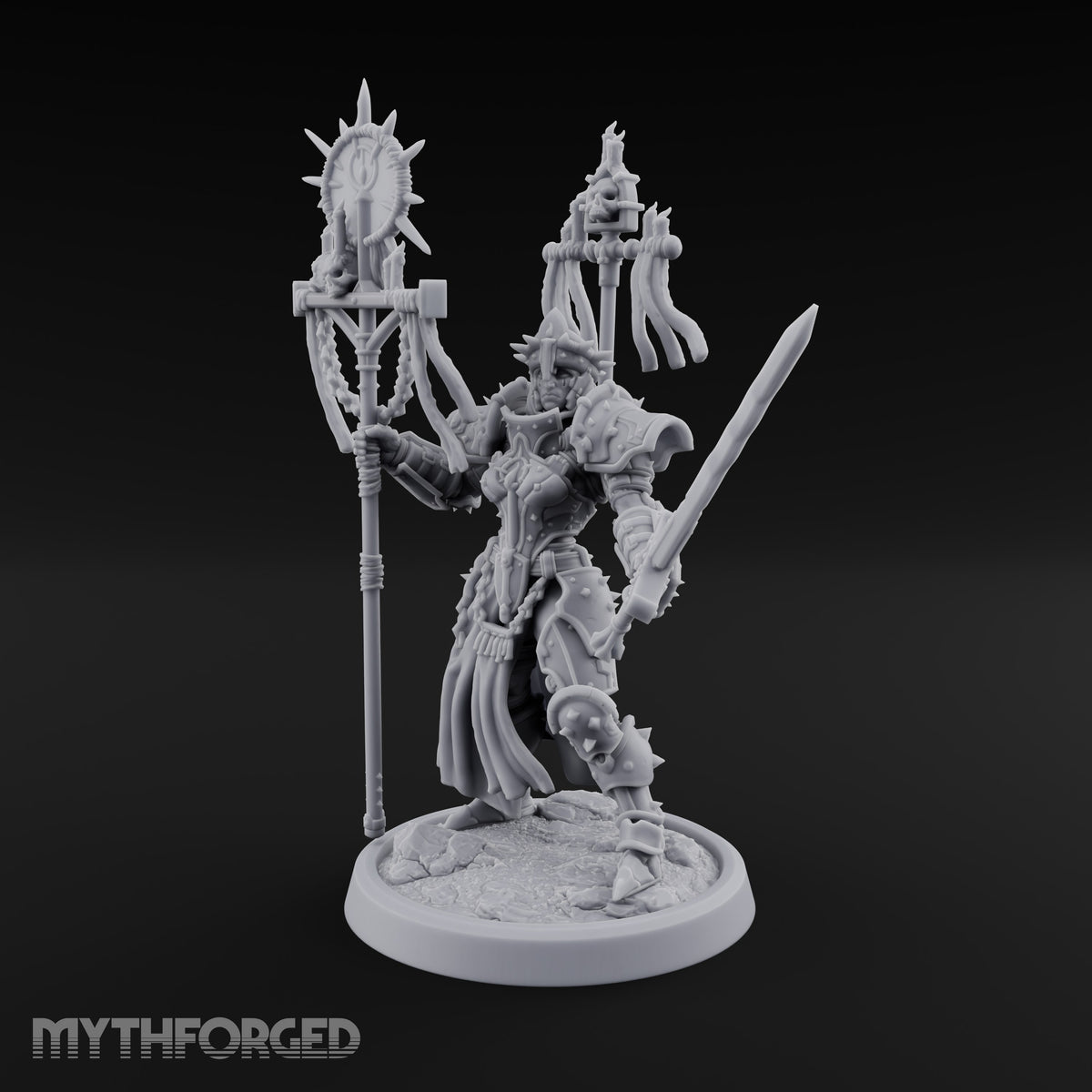 Faith Loaded, Rosary Wound Human Armoured Warrior E