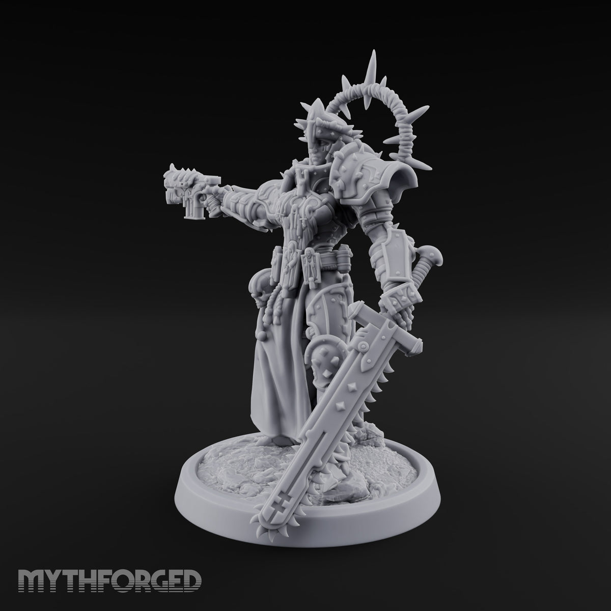 Faith Loaded, Rosary Wound Human Armoured Warrior H