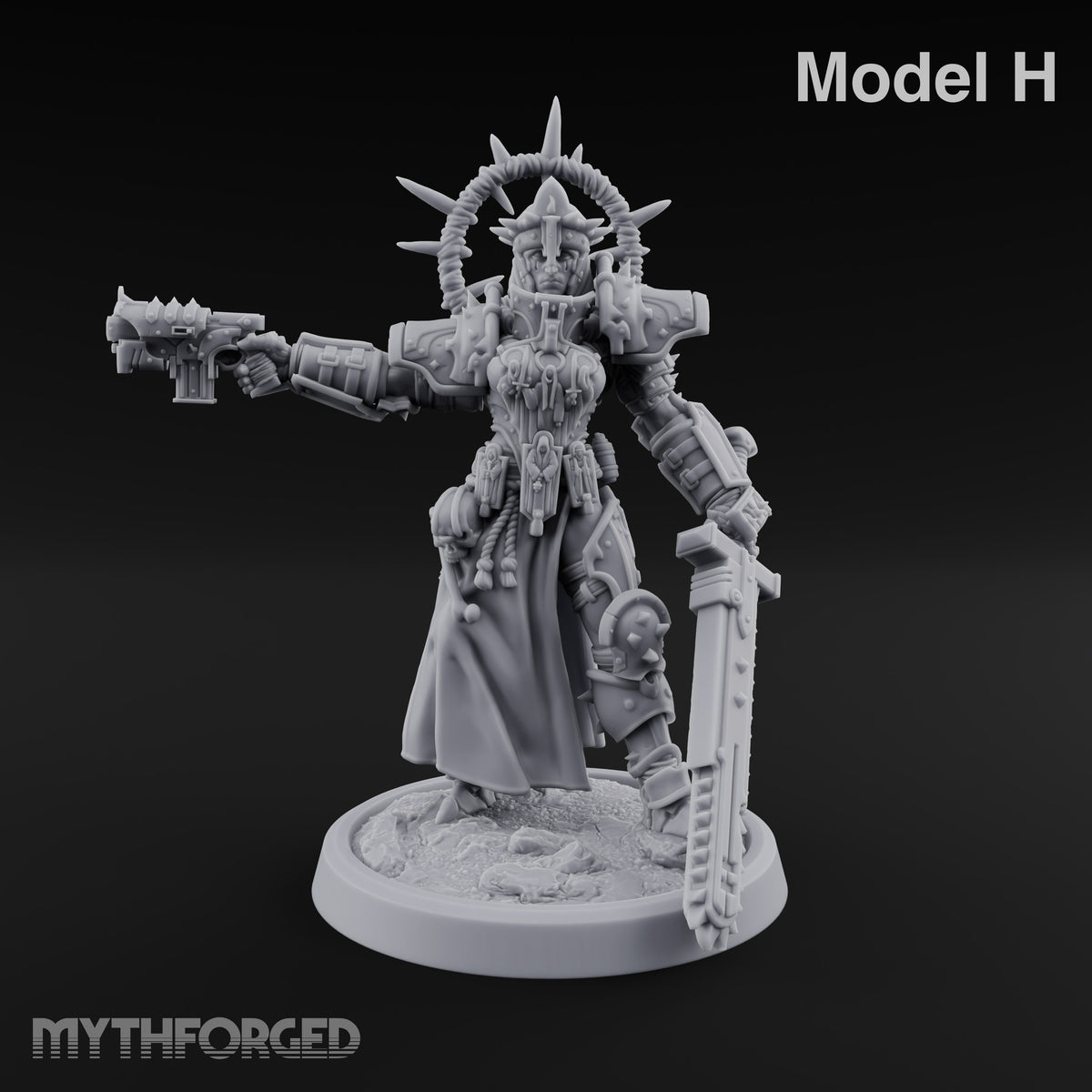 Faith Loaded, Rosary Wound Human Armoured Warrior H