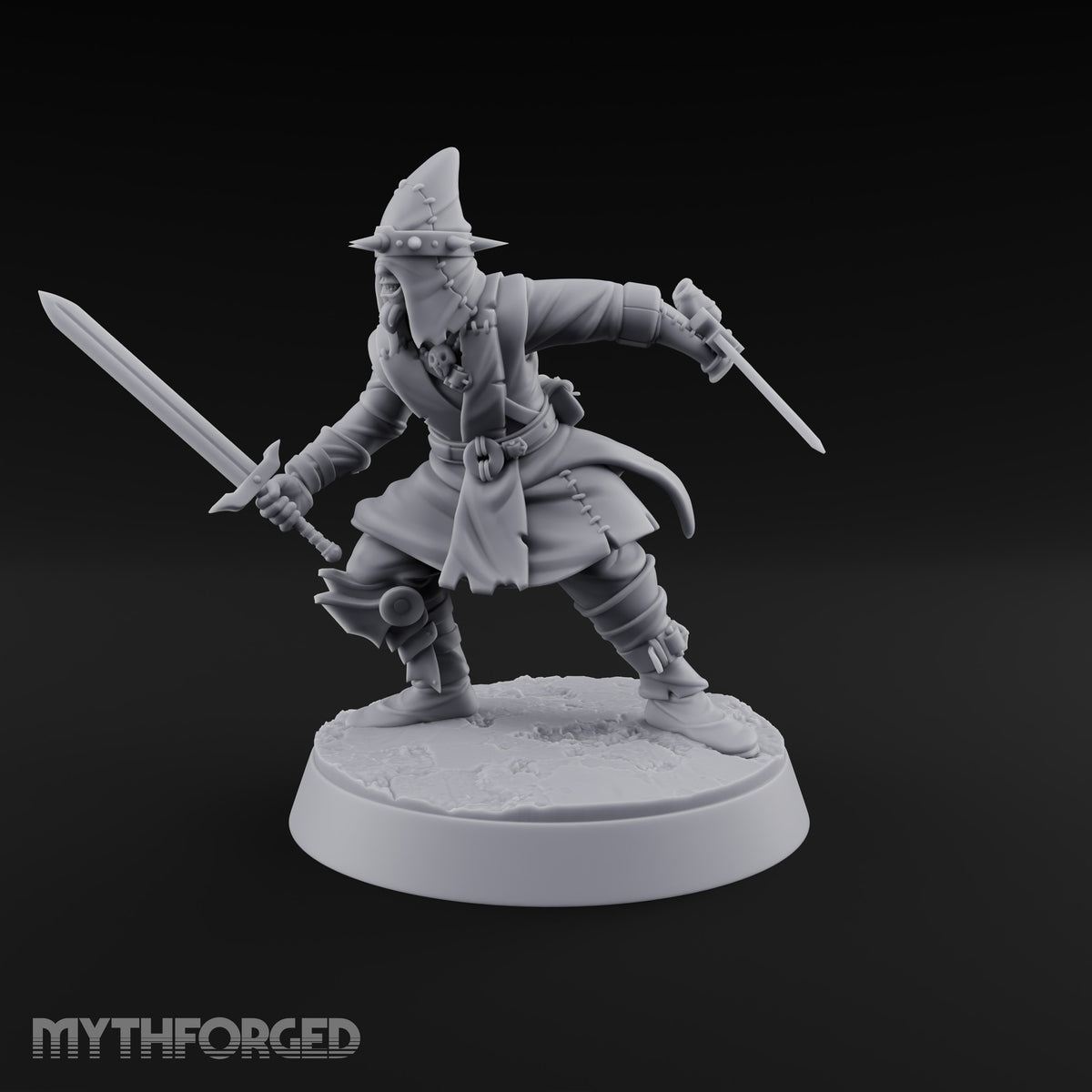 Masks On, Doctrine Off Human Cultist A — Sword & Curved Blade