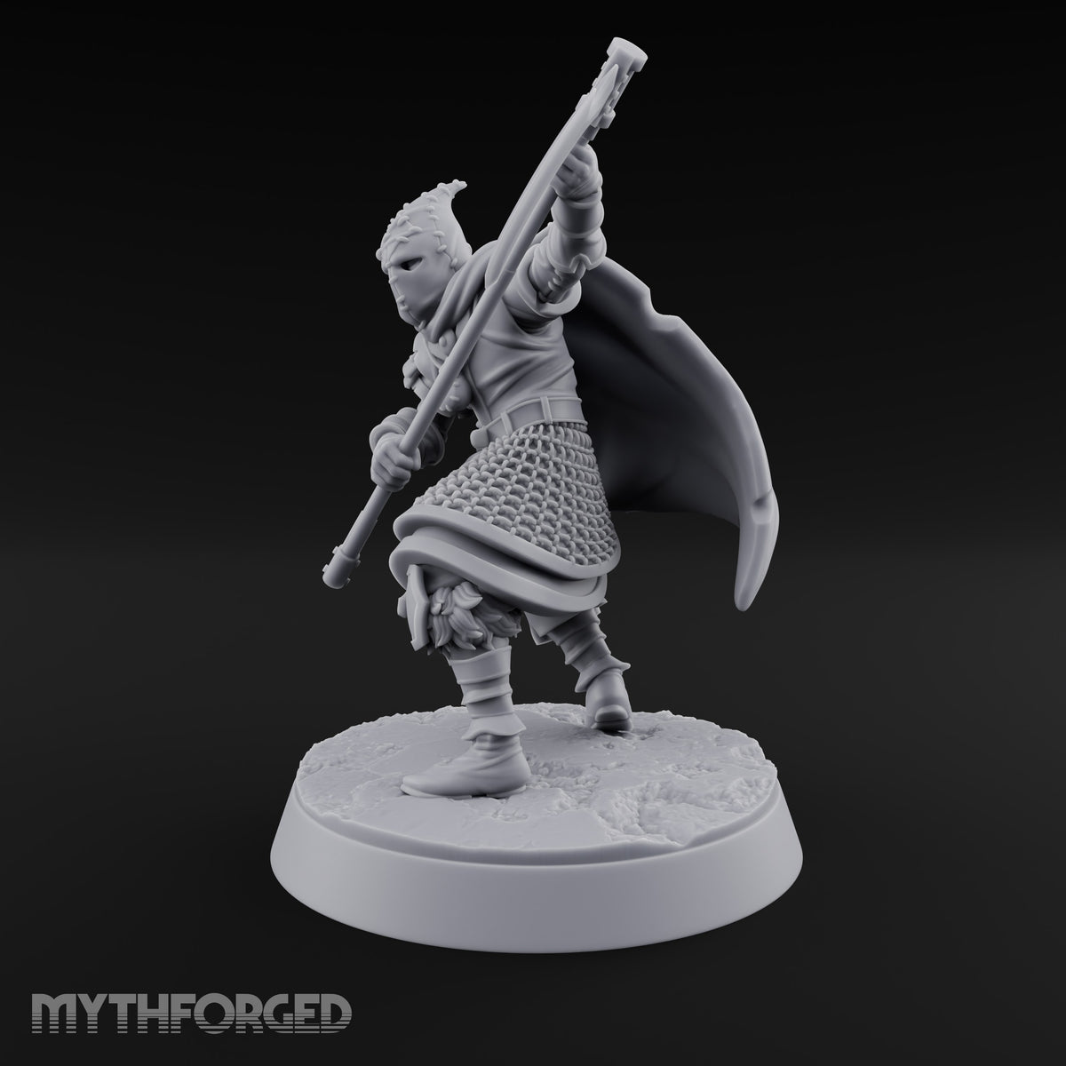 Masks On, Doctrine Off Human Cultist D — Poleaxe