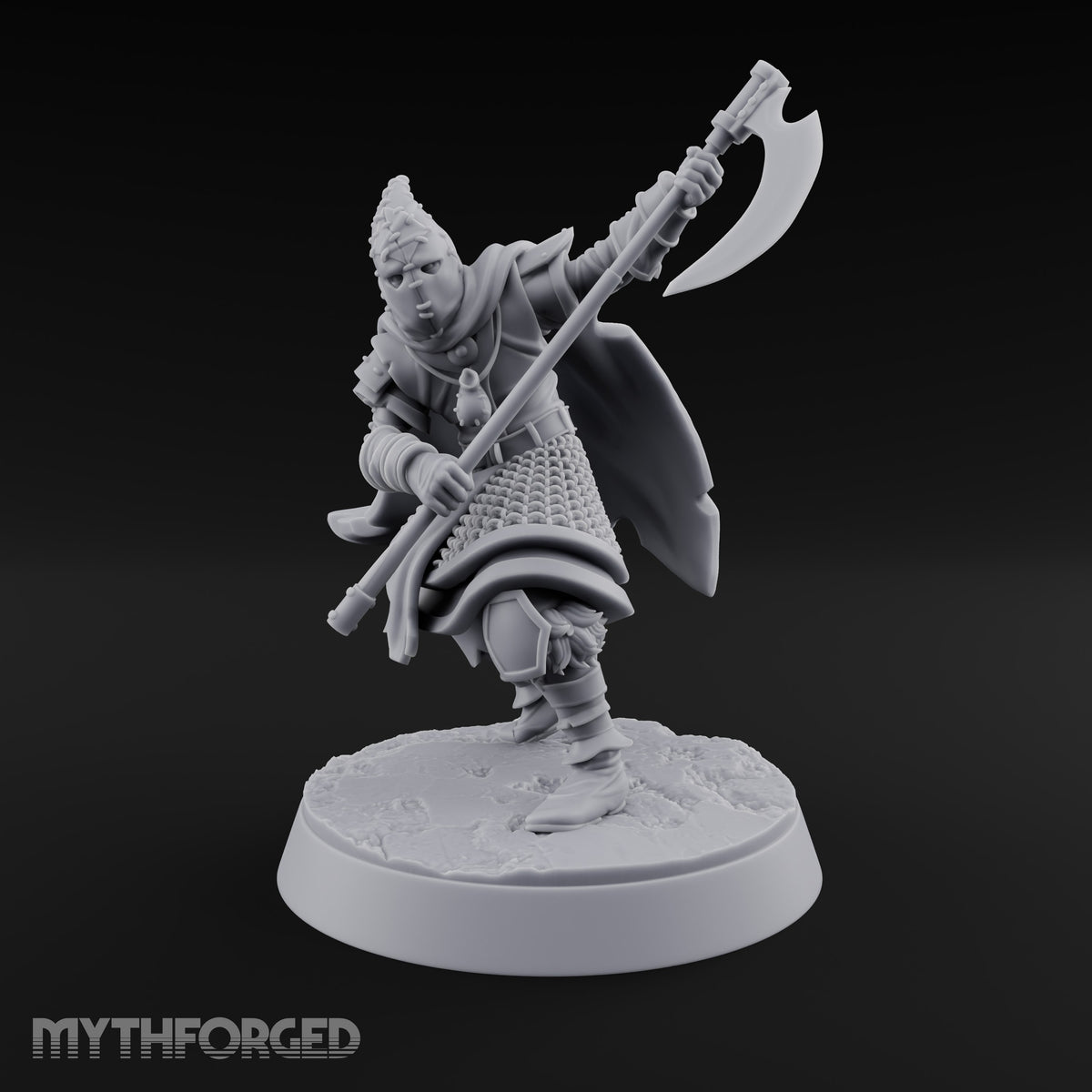 Masks On, Doctrine Off Human Cultist D — Poleaxe