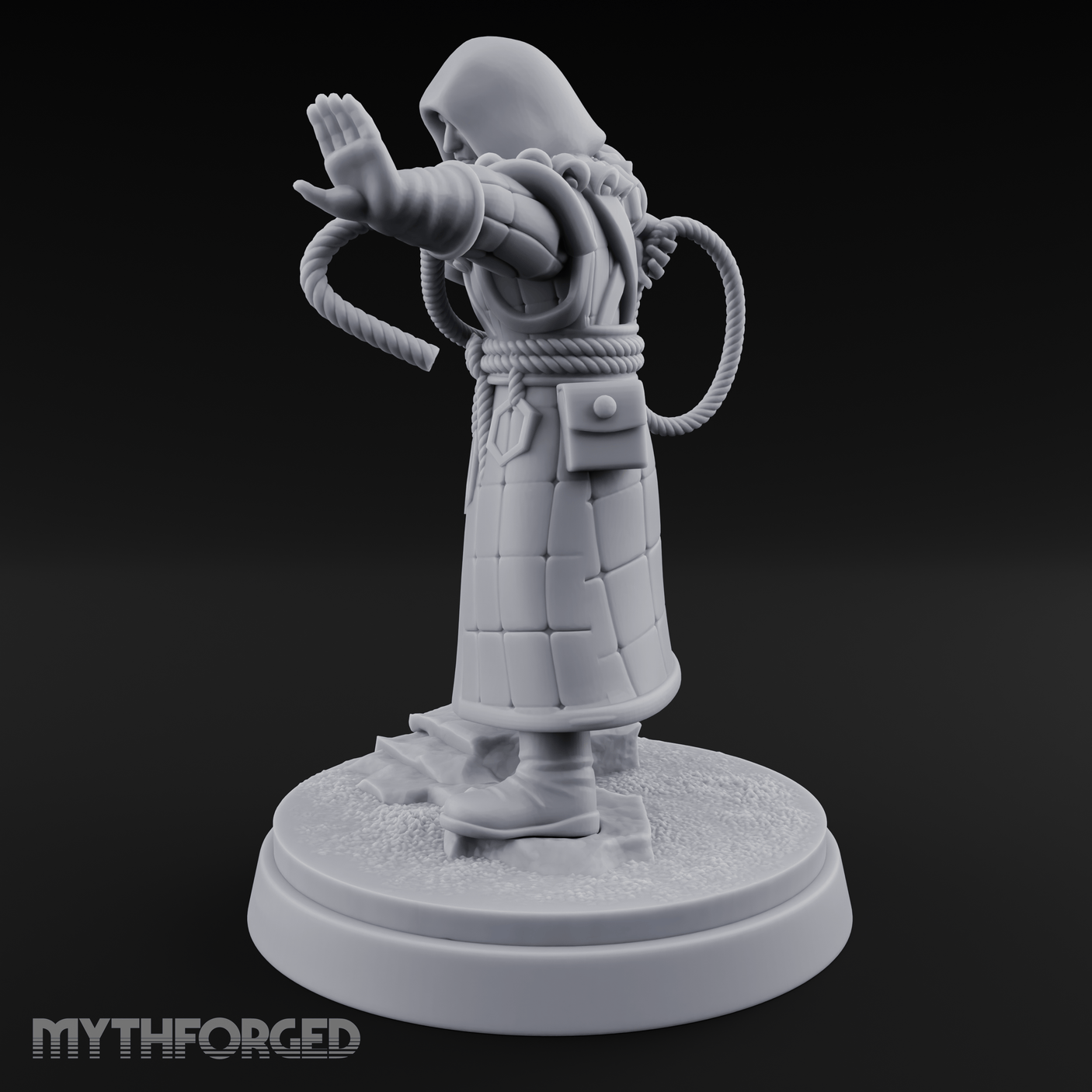 Ropes Juggling Conjurer Human Cultist Miniature for Dungeons and Dragons, Pathfinder or other TTRPGs
