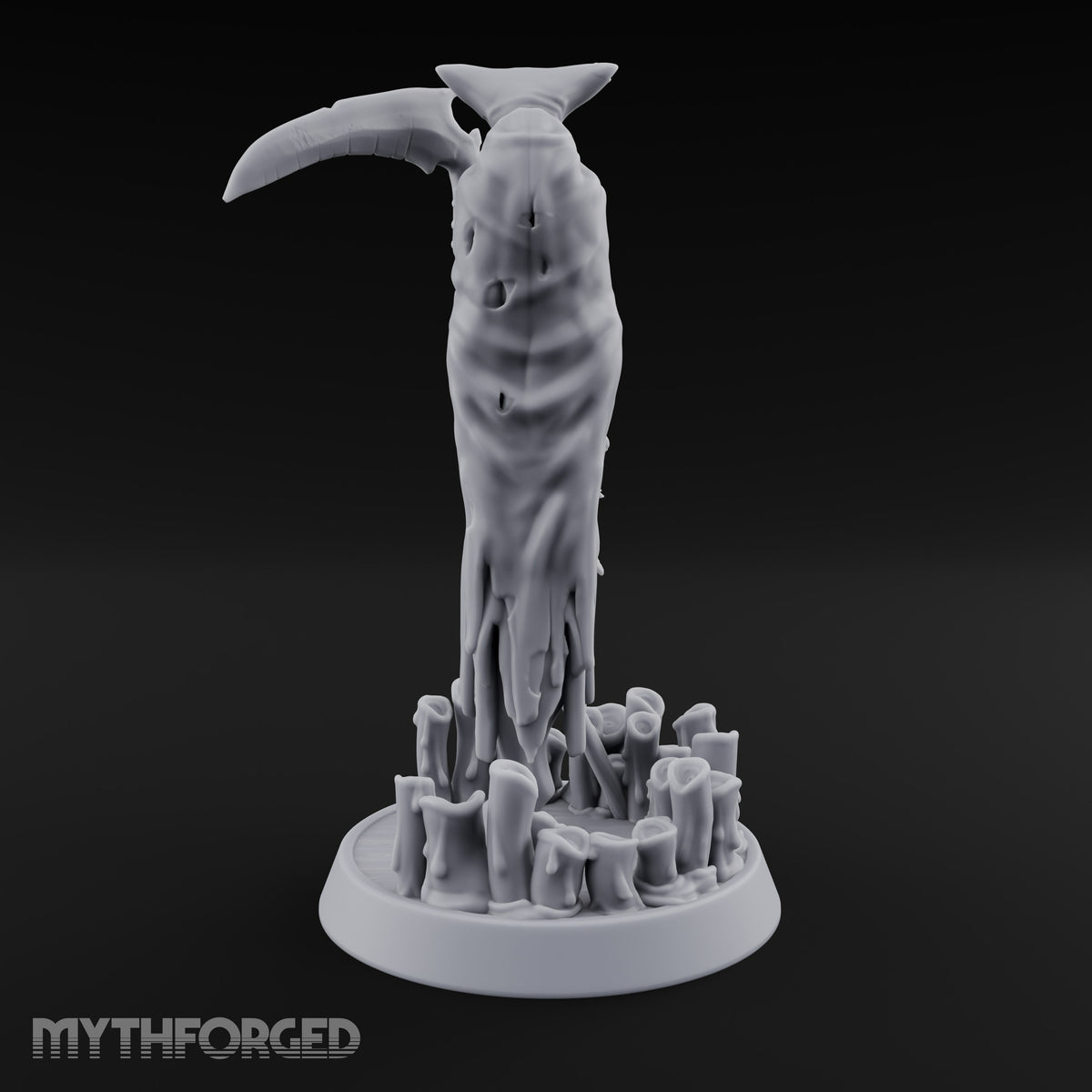 Snuffed Candles, Lit Lantern Wraith Scythe Reaper B