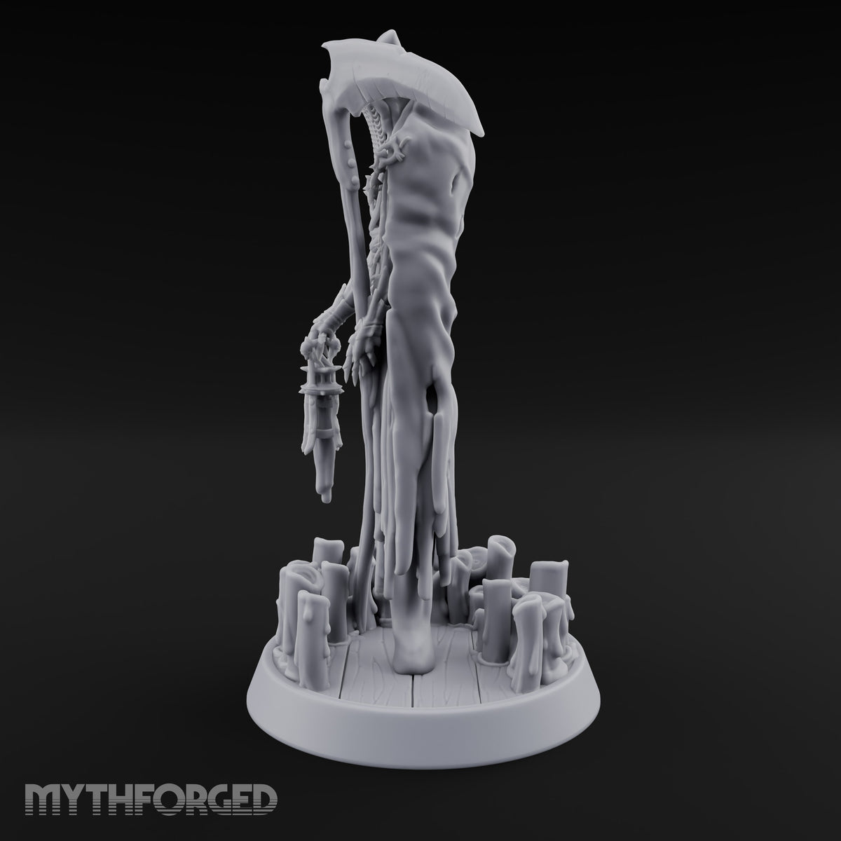 Snuffed Candles, Lit Lantern Wraith Scythe Reaper B