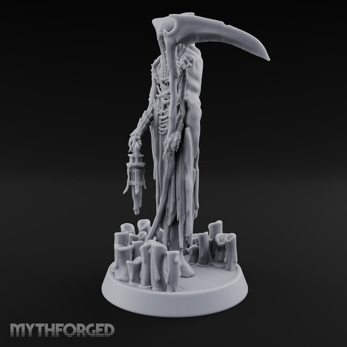 Snuffed Candles, Lit Lantern Wraith Scythe Reaper B