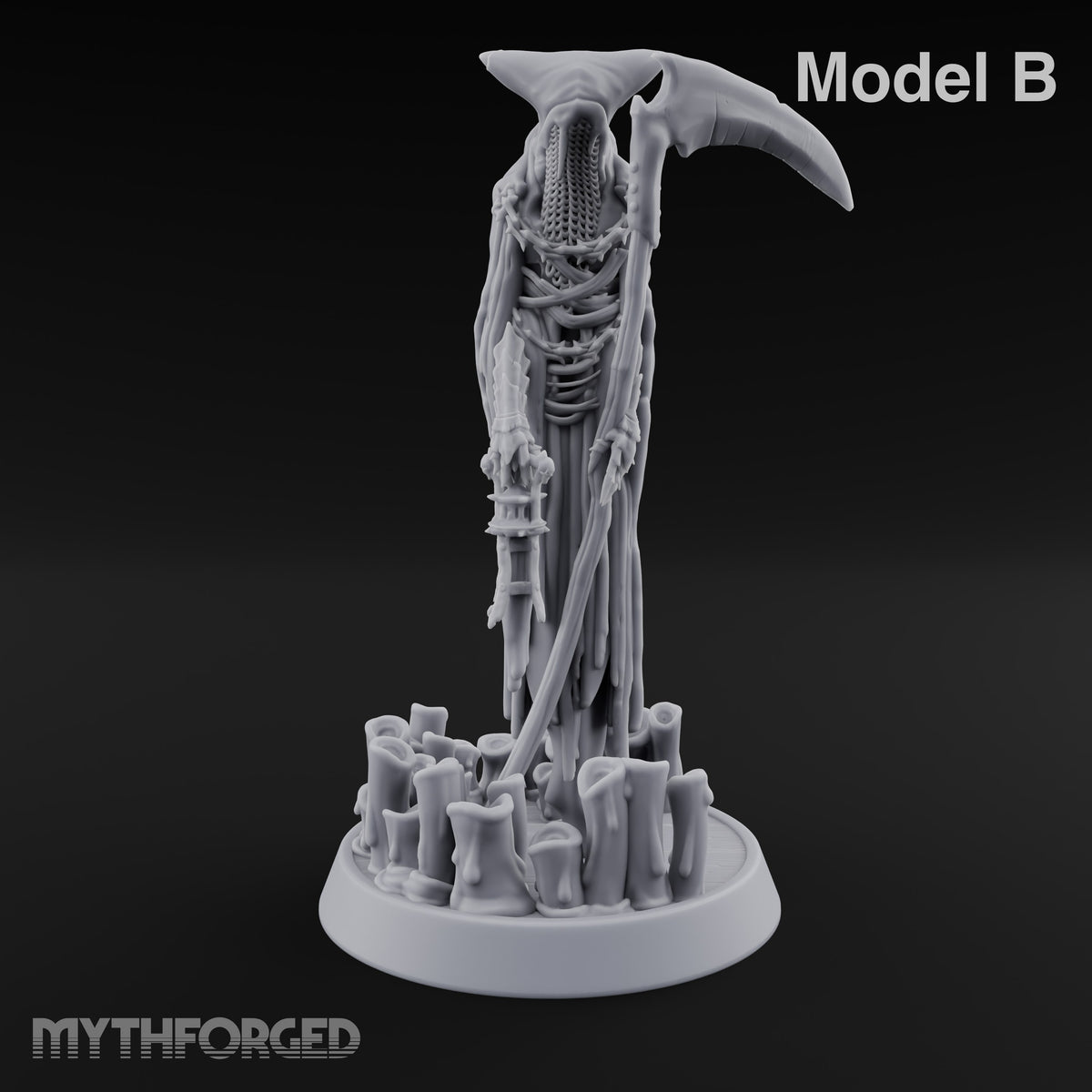 Snuffed Candles, Lit Lantern Wraith Scythe Reaper B