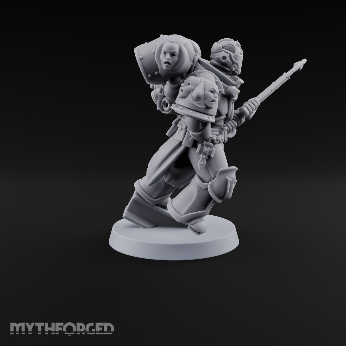 Drop Zone Reached Human Jump Pack Soldiers — B · Greatsword + Greatsword