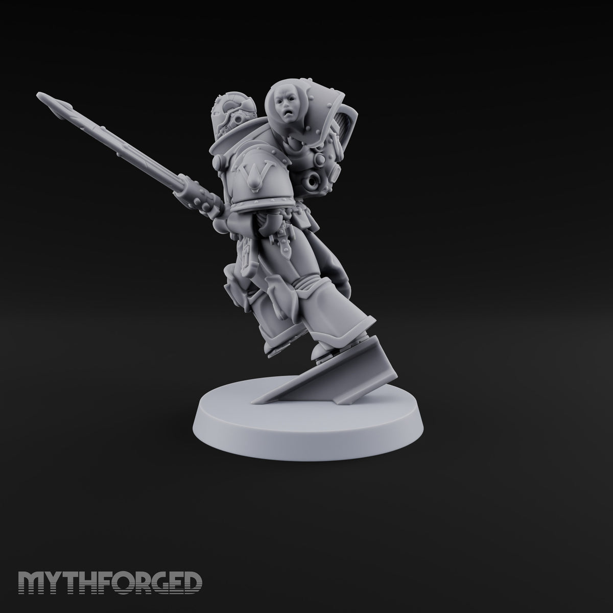 Drop Zone Reached Human Jump Pack Soldier B — Greatsword
