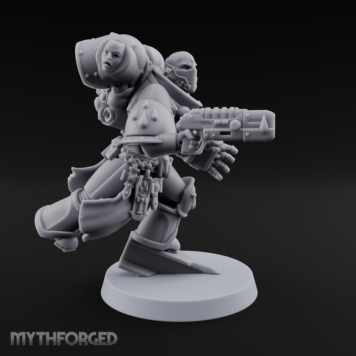 Drop Zone Reached Human Jump Pack Soldiers — C · Greatsword + Pistol and Power Fist