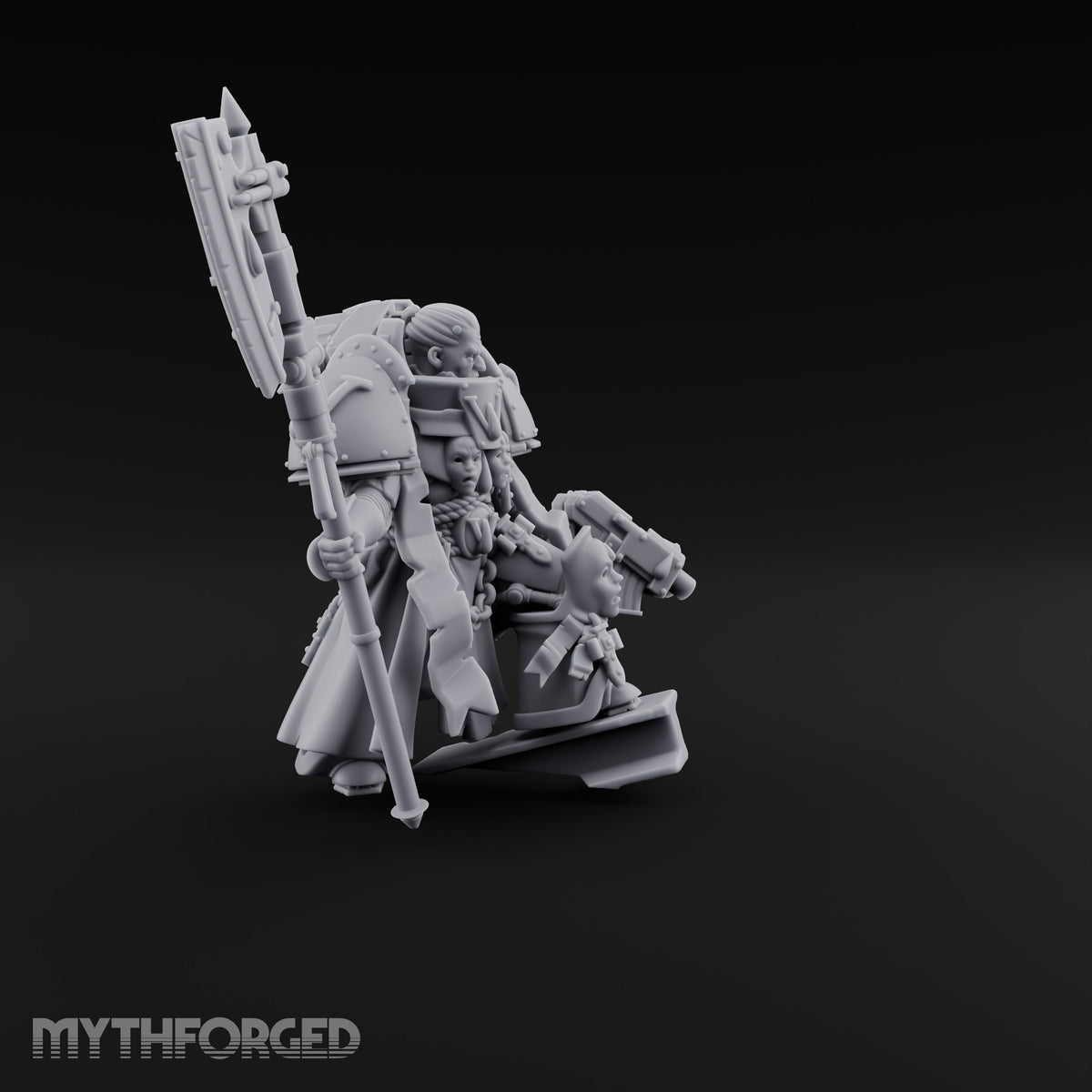 Faces Remember Every Sin Human Armoured Axe and Pistol Warrior — 1