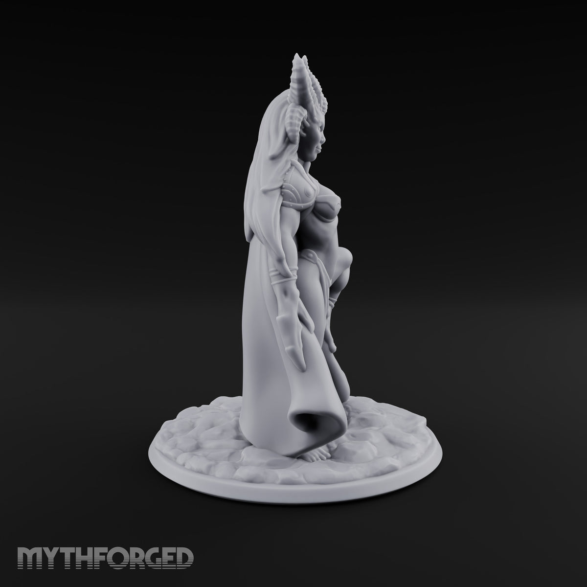 Devilish Footwork Succubus Horned Fiend Dancer with Cape B