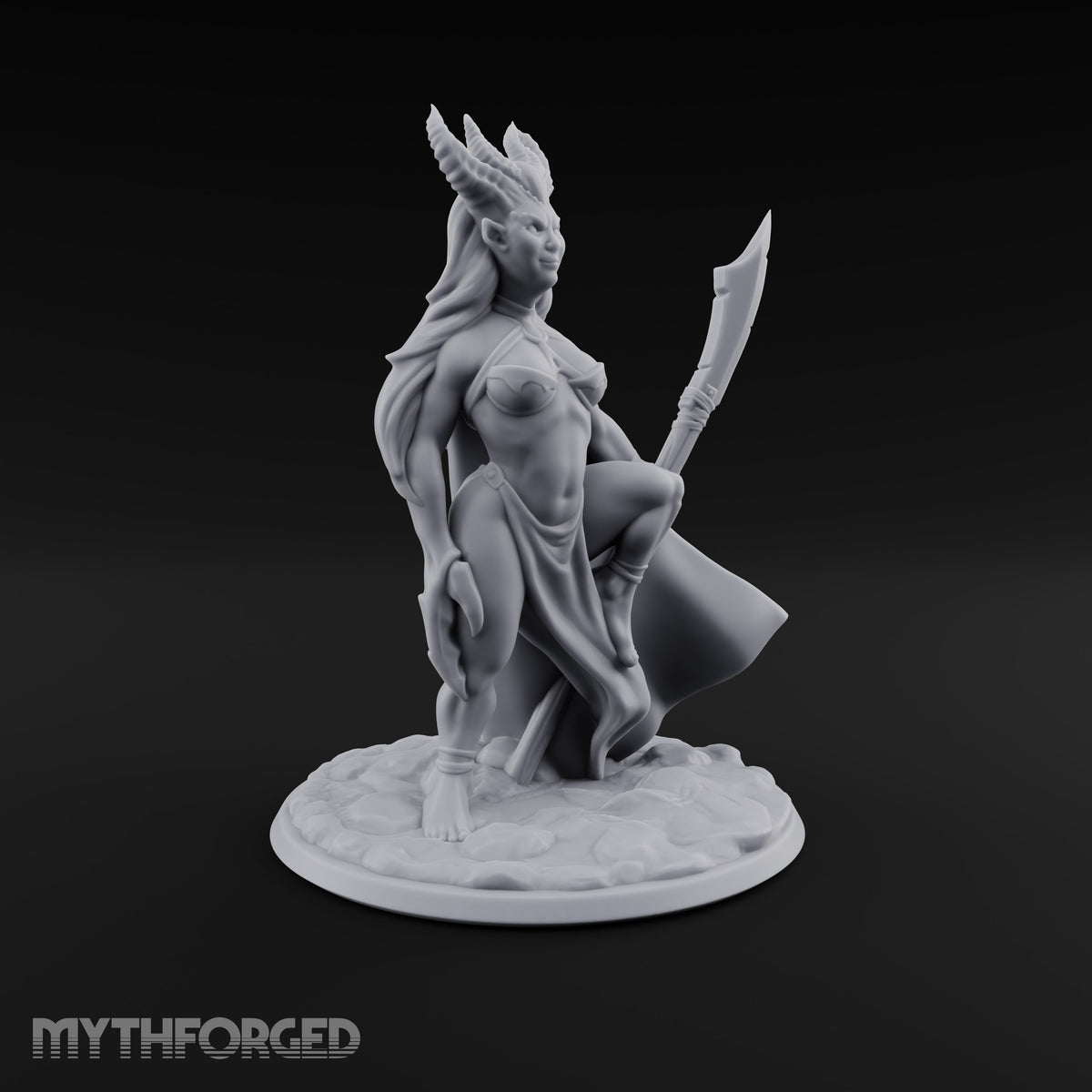 Devilish Footwork Succubus Horned Fiend Dancer with Cape C
