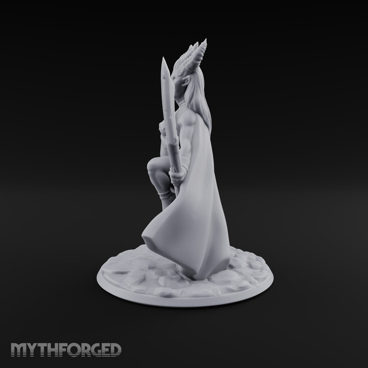 Devilish Footwork Succubus Horned Fiend Dancer with Cape C