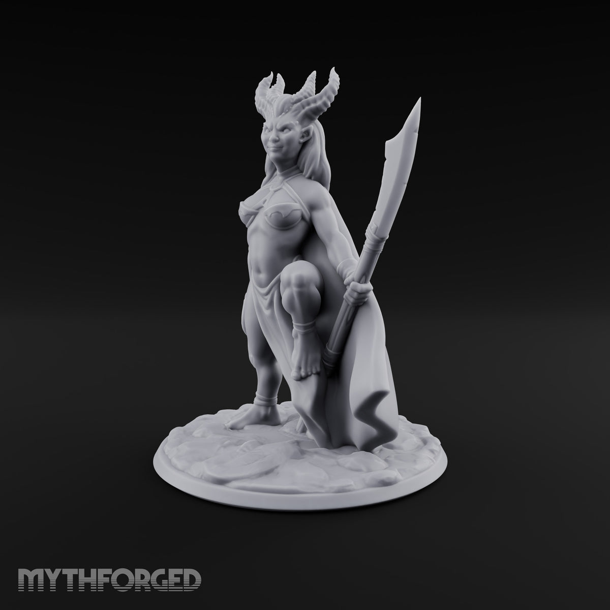 Devilish Footwork Succubus Horned Fiend Dancer with Cape C