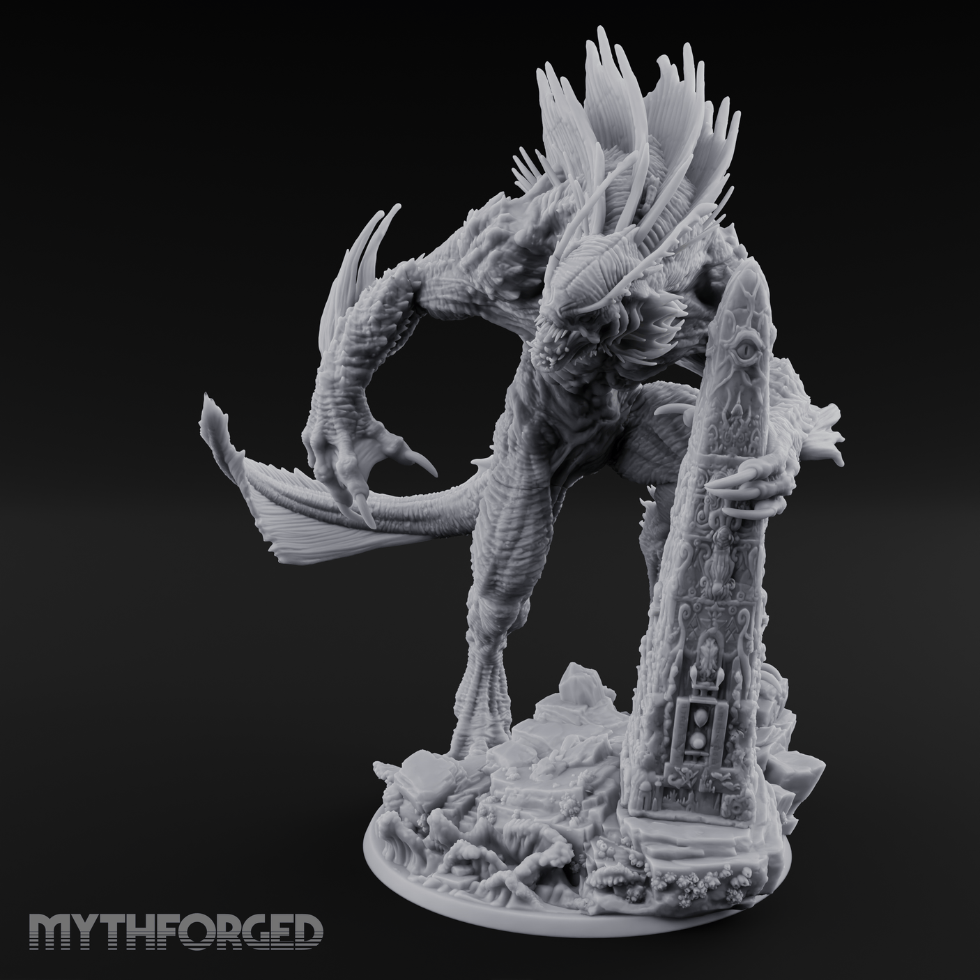 Ascending From The Depths Father Dagon Miniature for Dungeons and Dragons, Pathfinder or other TTRPGs