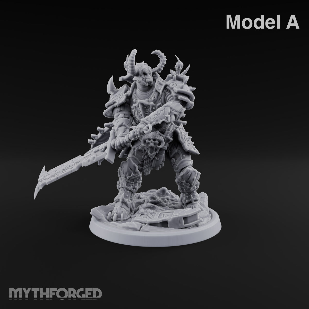 Dark Matter of Fact Human Spiked Armoured Warriors — A · Standard